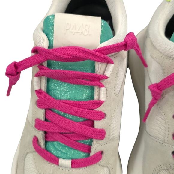 P448 Luke Dogma Trainer Sneakers Lemon and Lime - Picture 10 of 13